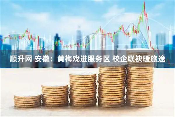 顺升网 安徽：黄梅戏进服务区 校企联袂暖旅途